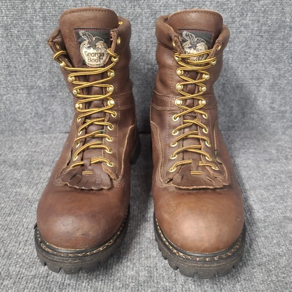 GEORGIA BOOT LACE-TO-TOE WATERPROOF WORK BOOTS G8041 US 13 W